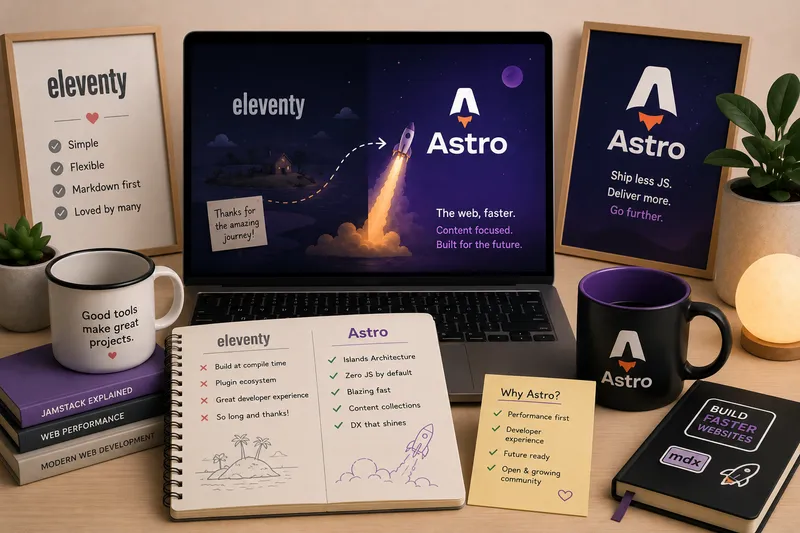 Goodbye eleventy, hello AstroJS