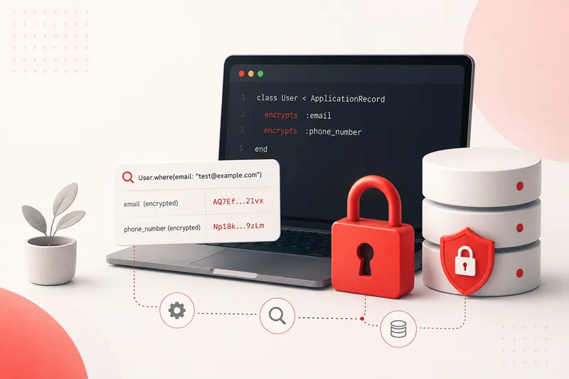 Rails Active Record Encryption: Setup, Queries, and Safe Migrations